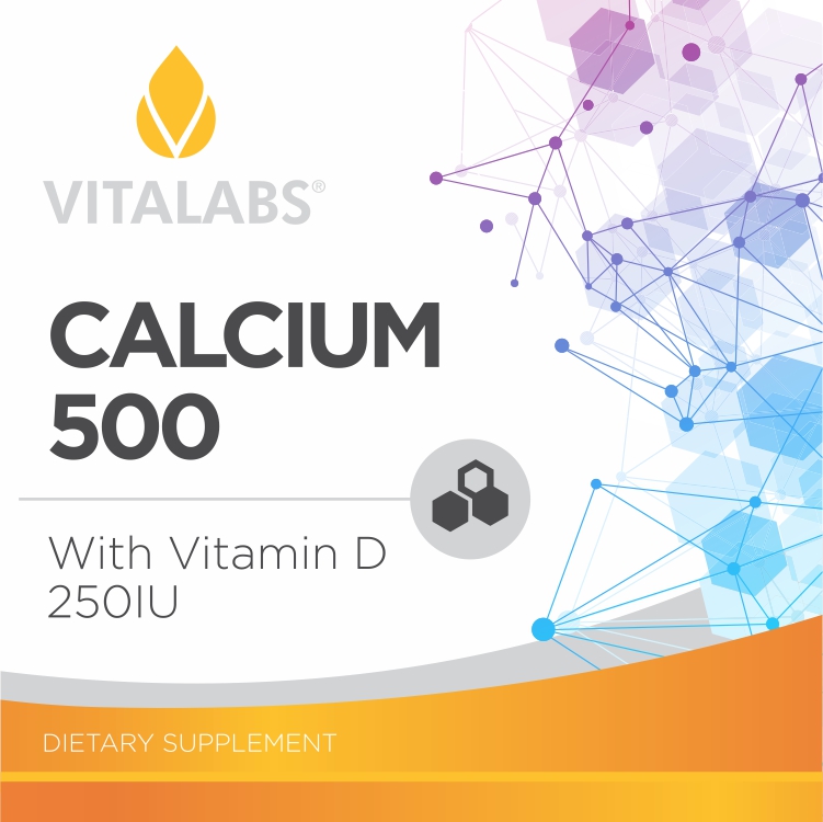 Private Label Calcium 500mg w/ Vitamin D