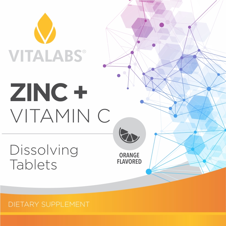 Private Label Zinc with Vitamin C Dissolving Tablets