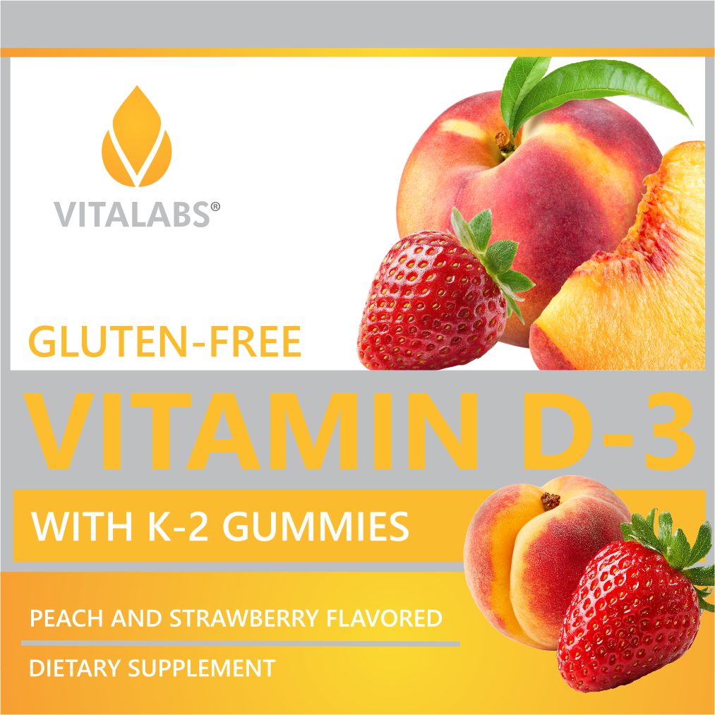 Private Label Vitamin D-3 with K-2 Gummies